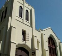 Entry to Grace Baptist Church Entry to the building